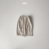 ［onu］Dot corduroy ankle pants