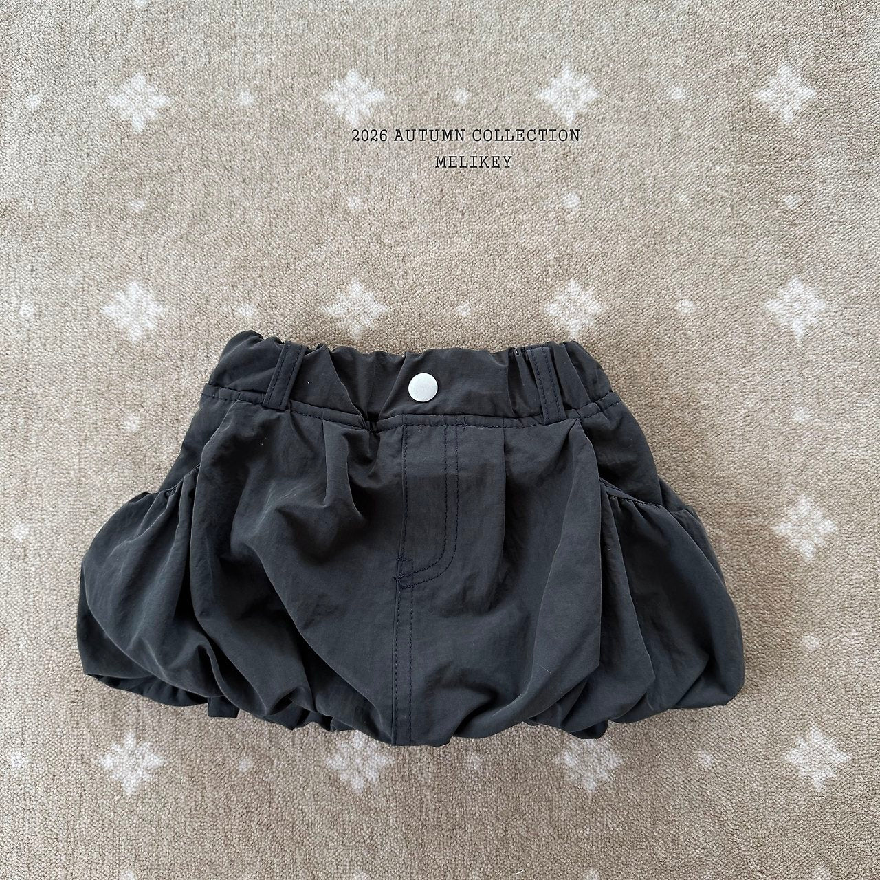 ［Melikey］Shirring pumpkin skirt