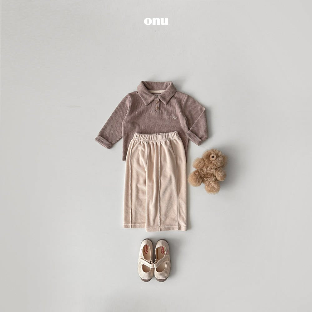 ［onu］Button collar tops