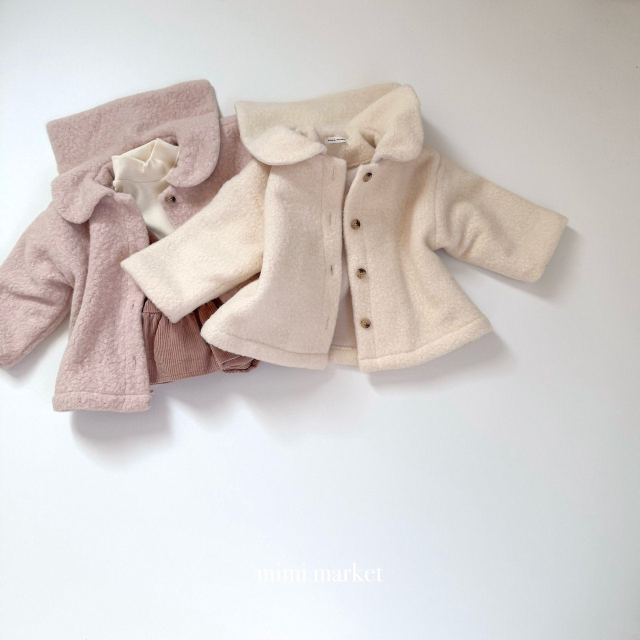 [mimi market] Milk sailor coat
