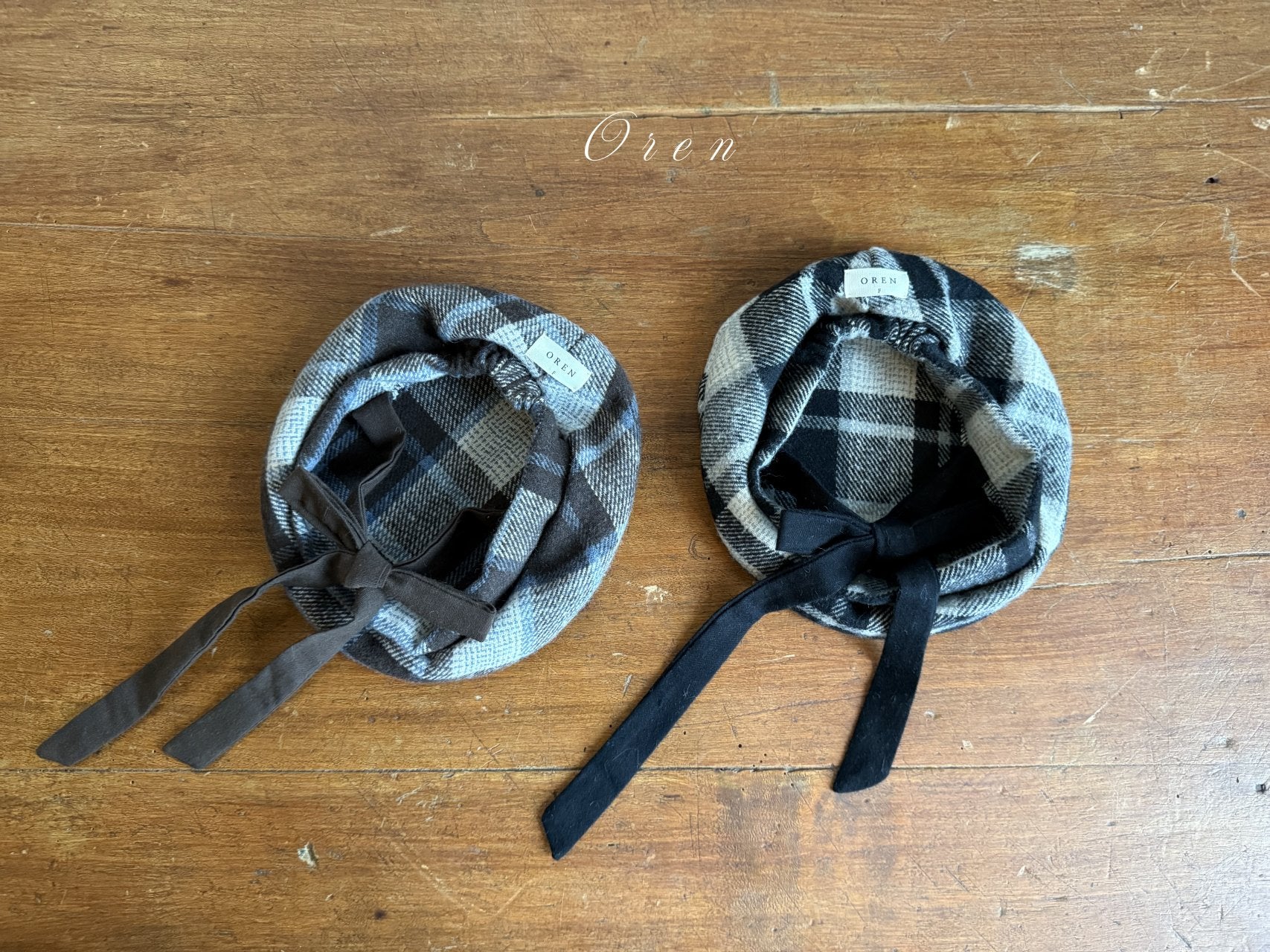 ［OREN］Brunel check beret