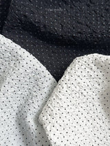 ［minirobe］Dot crinkle blouse
