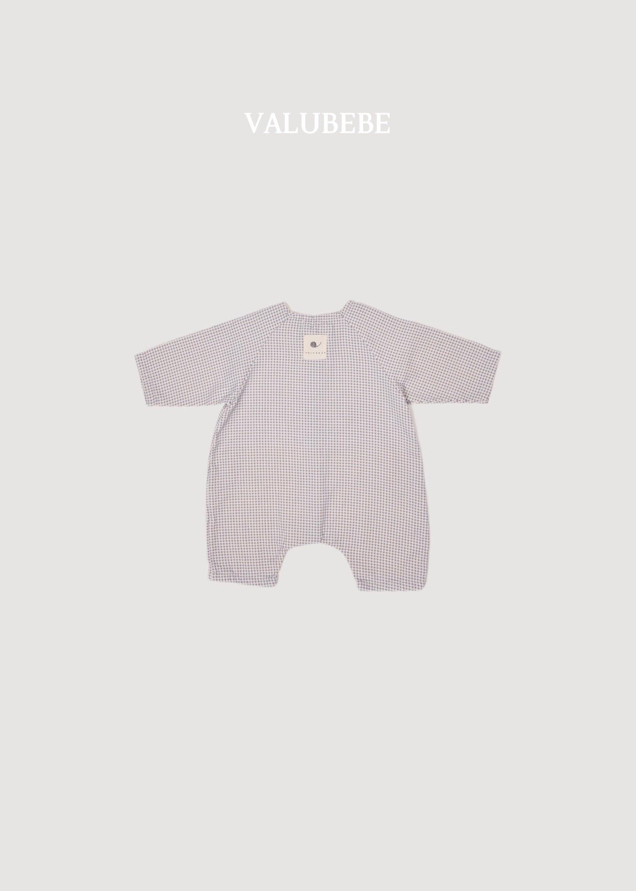 ［valubebe］Mini check rompers