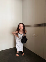 ［comma］Two tone long one-piece