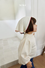 ［jujua］Eyelet scarf