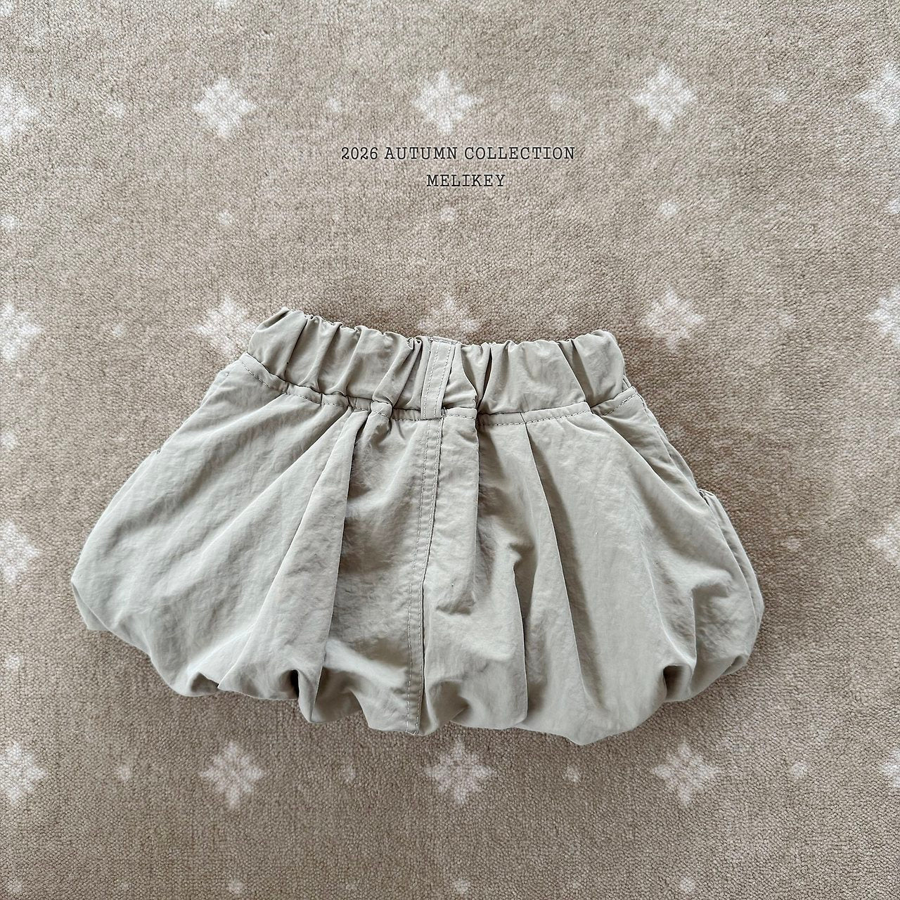 ［Melikey］Shirring pumpkin skirt