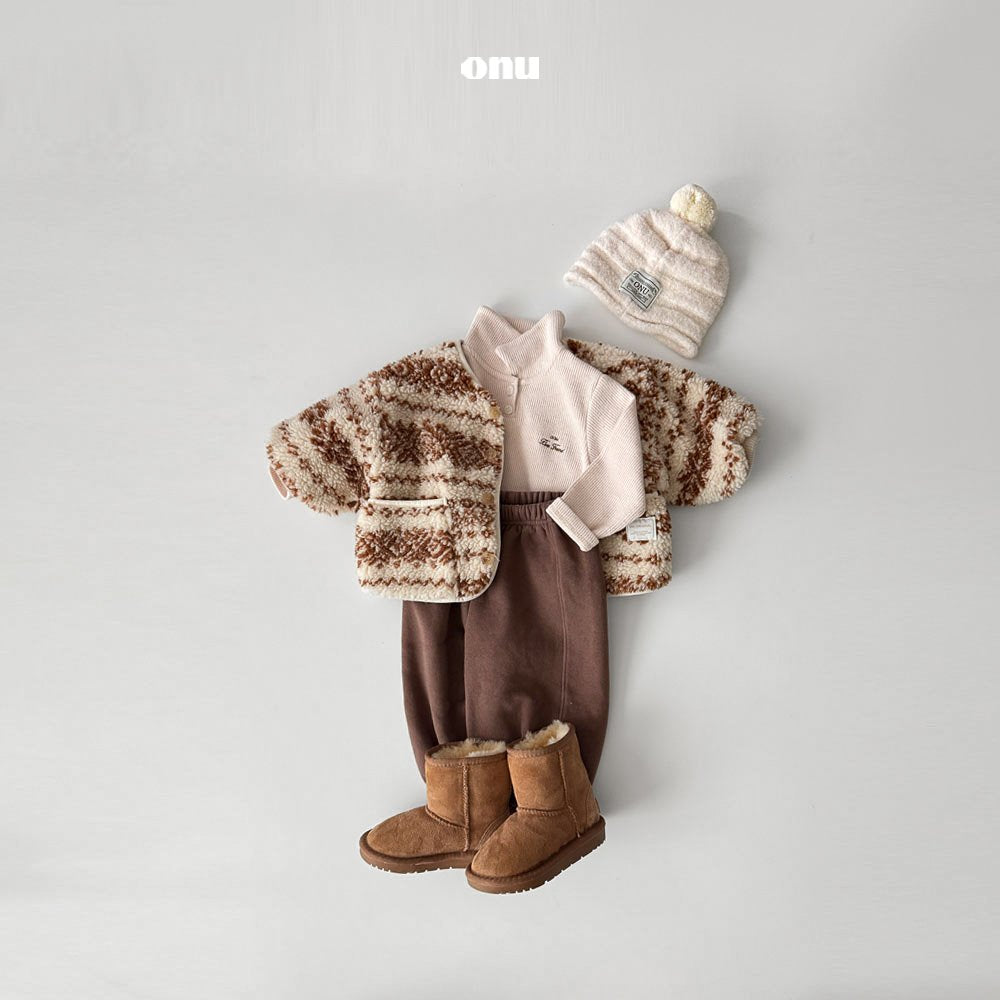 ［onu］Button collar tops