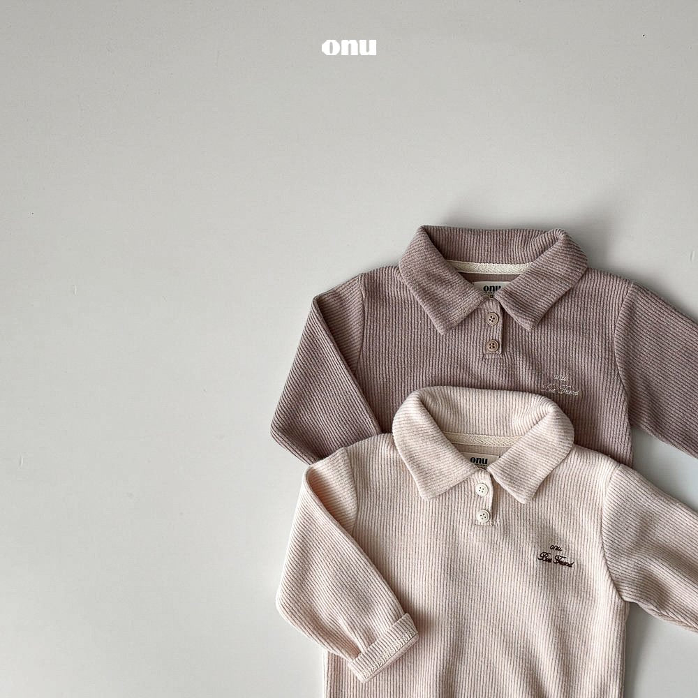 ［onu］Button collar tops