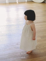 ［melmel］Summer linen one-piece
