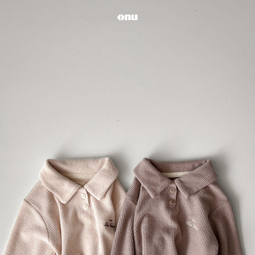 ［onu］Button collar tops