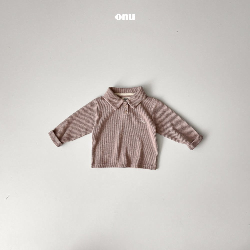 ［onu］Button collar tops