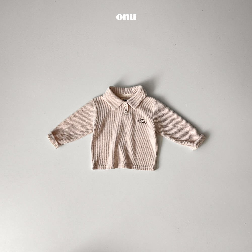 ［onu］Button collar tops