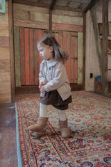 ［onu］Knit collar cardigan