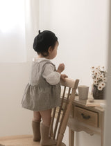 ［mimi market］Rona check suspender one-piece