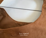 ［La.camel］Suede bag