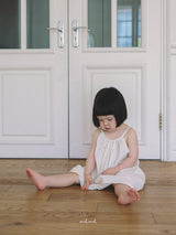 ［melmel］Summer linen one-piece