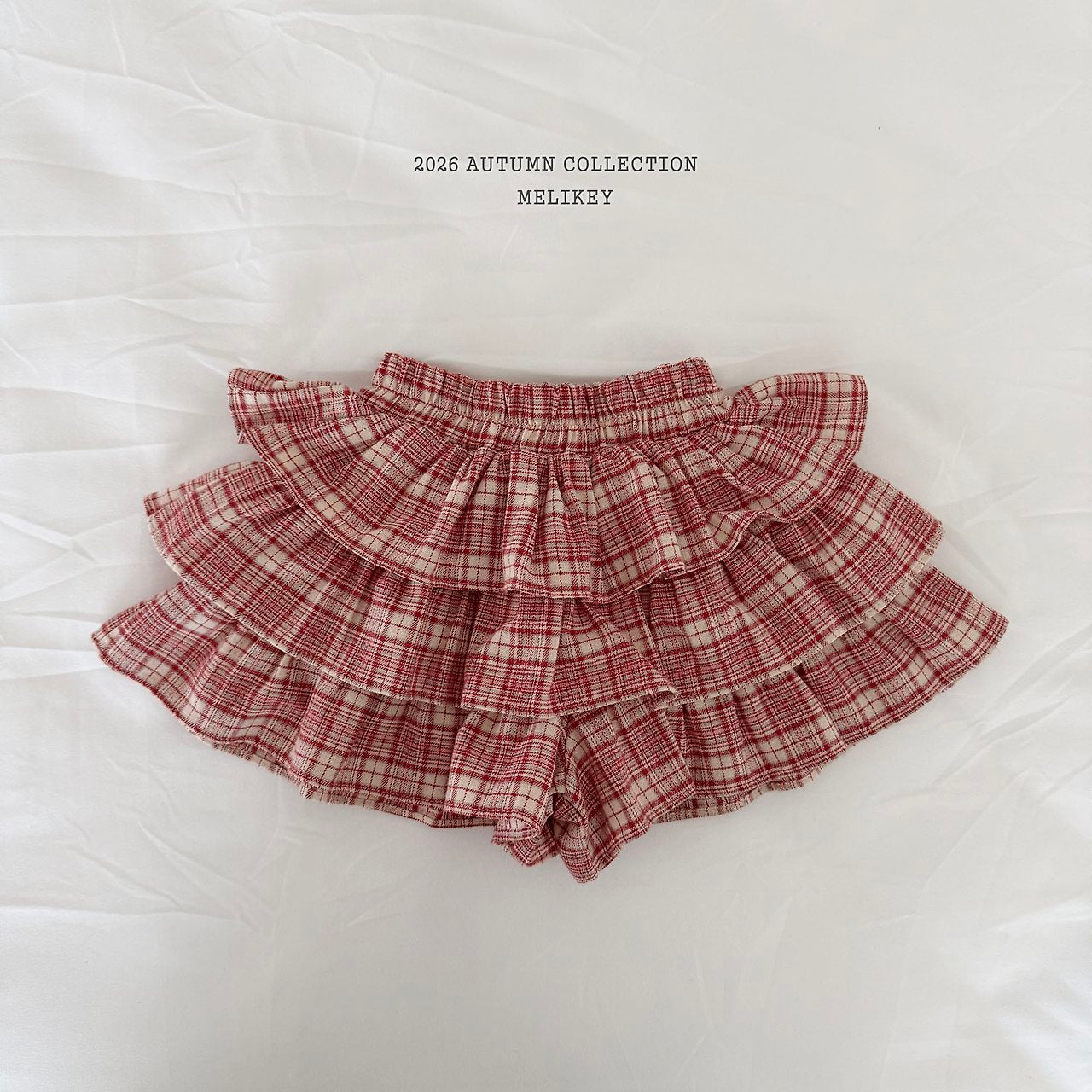 ［Melikey］Ilya check cancan pants