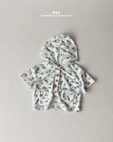 ［onu］Flower beach hoodie