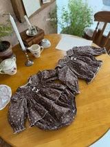 ［marron］Shine flower blouse