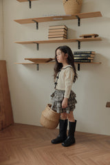 ［Melikey］Ilya check cancan pants