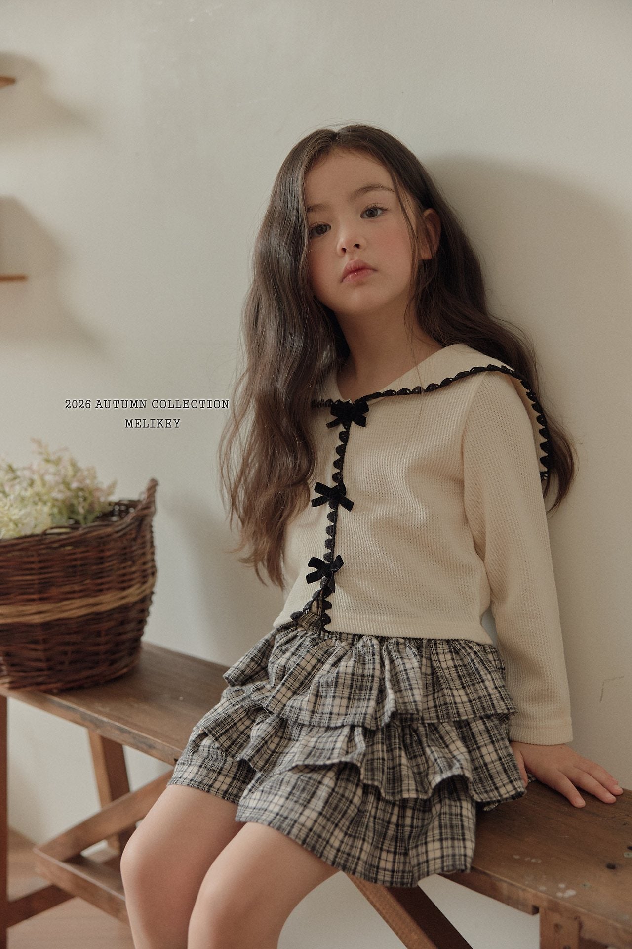 ［Melikey］Ilya check cancan pants