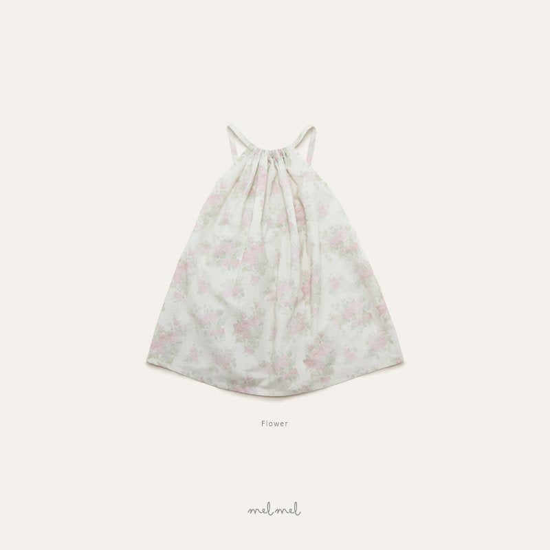［melmel］Summer linen one-piece