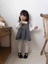 ［mimi market］Rona check suspender one-piece