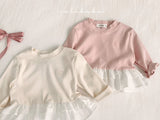 ［valubebe］Shirring cancan tee (baby)
