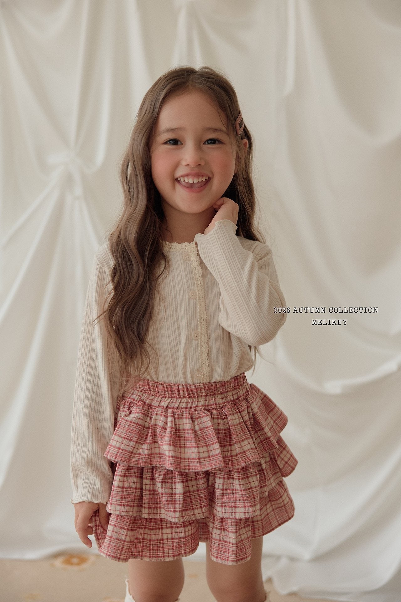 ［Melikey］Ilya check cancan pants