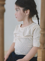 ［melmel］Scoop tee (flower)