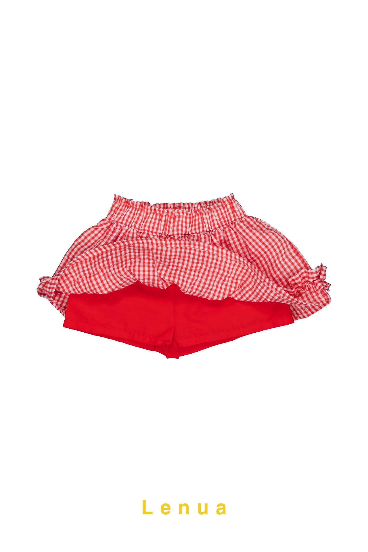 ［lenua］My check skirt