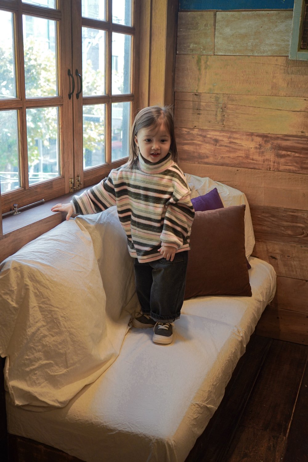 ［onu］Multi turtleneck tops