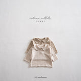 ［anggo］Yogurt collar t-shirt