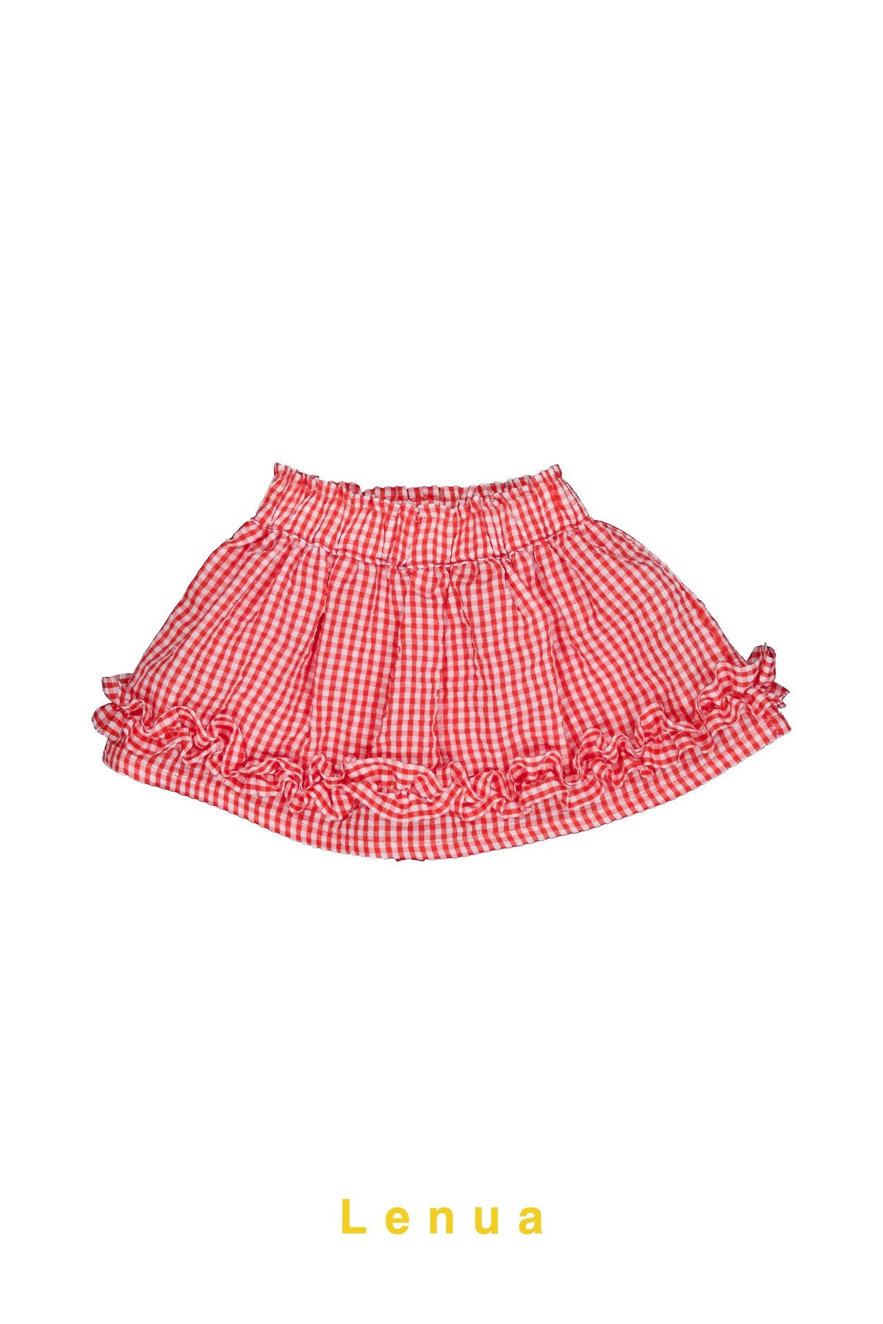 ［lenua］My check skirt