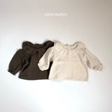 [mimi market] Tuill collar blouse
