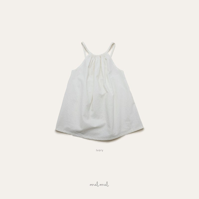 ［melmel］Summer linen one-piece