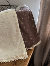 ［marron］Flower lace pants
