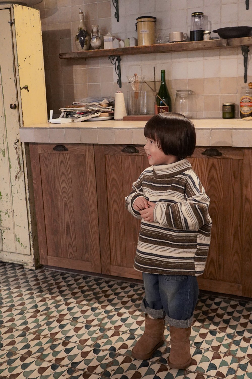 ［onu］Multi turtleneck tops