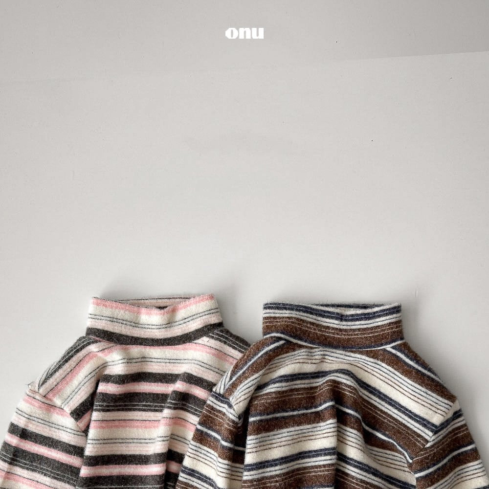 ［onu］Multi turtleneck tops