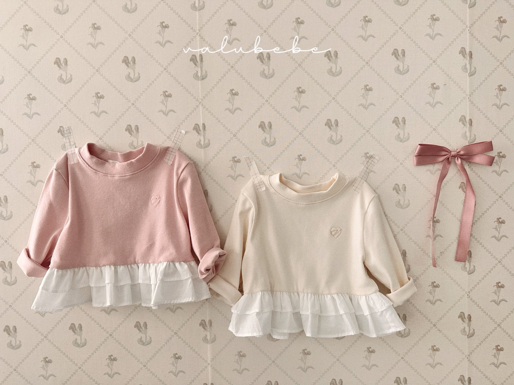 ［valubebe］Shirring cancan tee (baby)