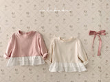 ［valubebe］Shirring cancan tee (baby)