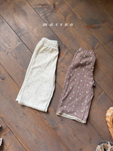 ［marron］Flower lace pants