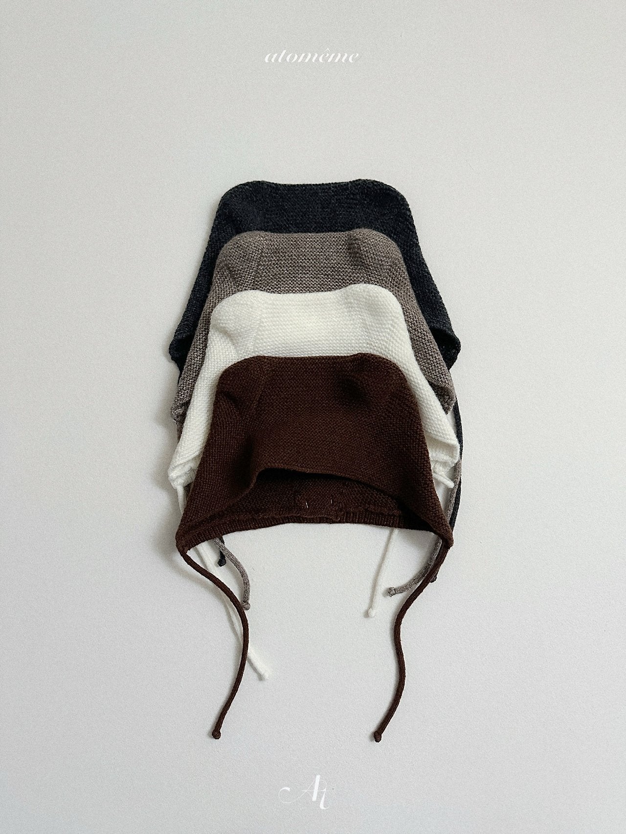 [atomeme] Bear Knit Bonnet