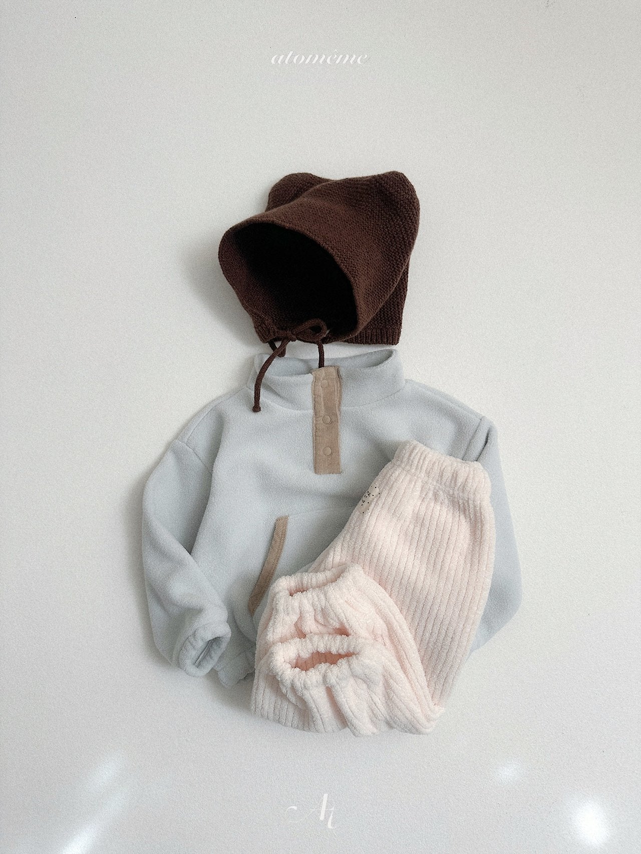 [atomeme] Bear Knit Bonnet