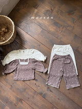 ［marron］Flower puff tops