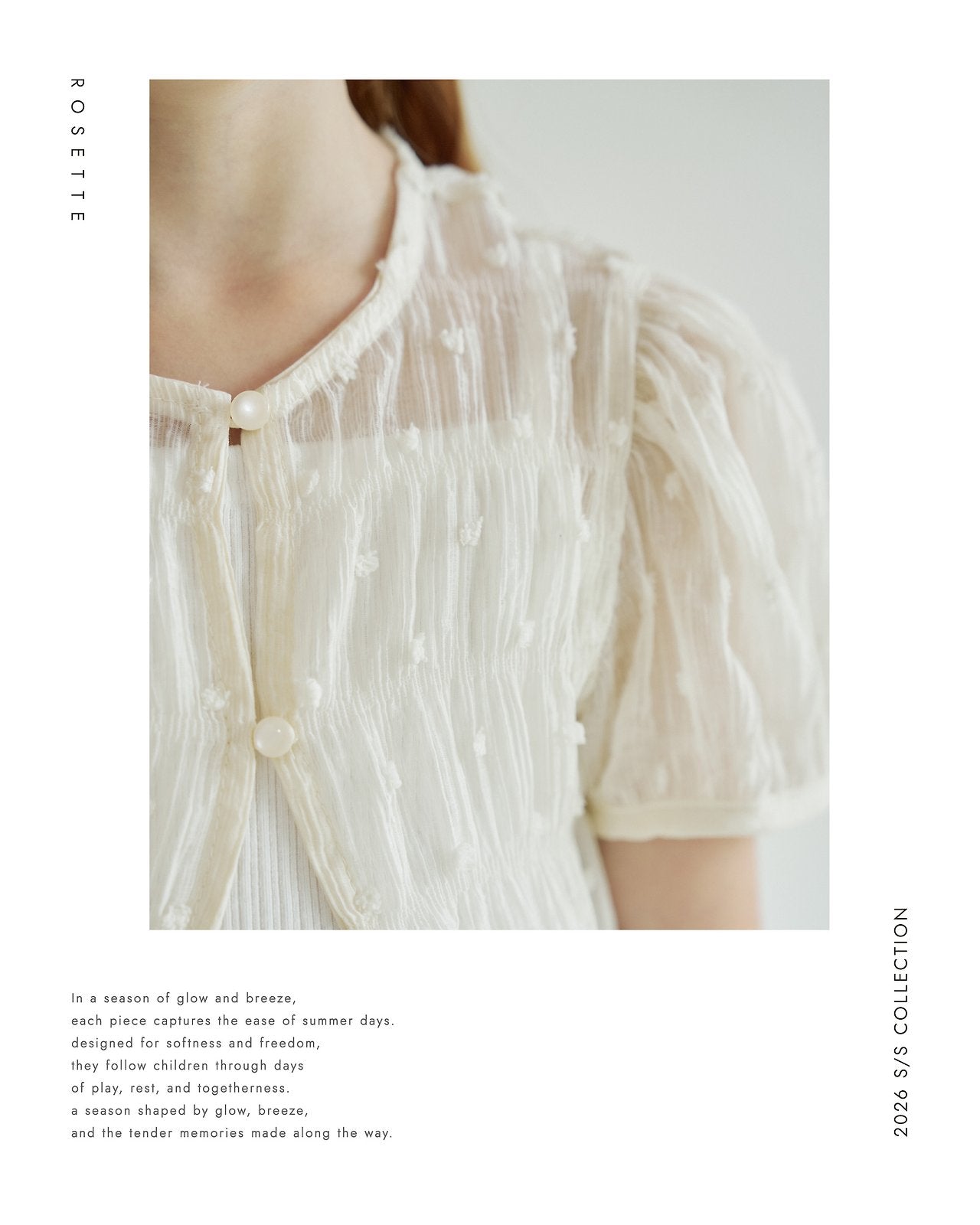 ［ROSETTE］Hazel blouse