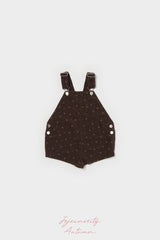 ［jejeunosity］Corduroy berry short overall (flower)