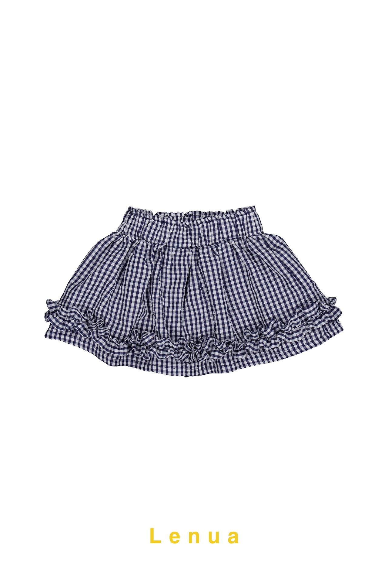 ［lenua］My check skirt