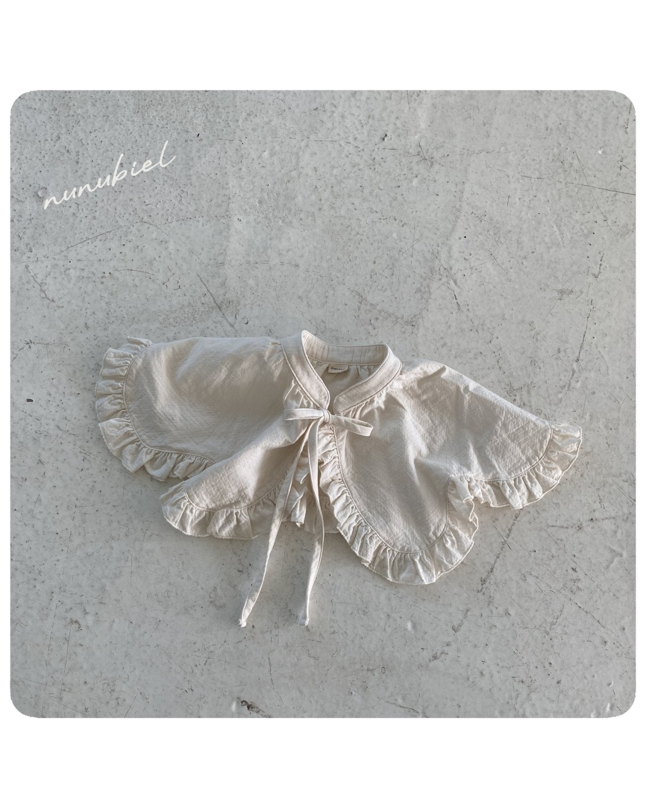 ［nunubiel］Bic collar cape