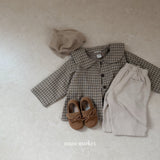 ［mimi market］Rona check sailor coat